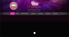 Desktop Screenshot of clubanonymecannes.com